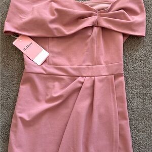 JJ's House Blush Pink Draped Dress